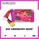 GAONENG GNB - Batterie LiPo 6S 22.2V 1400mAh 160C XT60