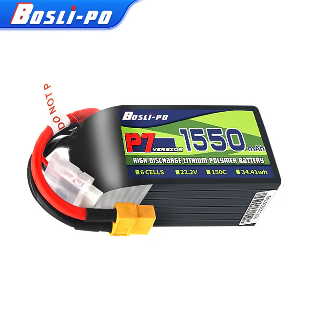 [Boslipo-002-N] Bosli-Po - 1550mAh - 6S -150C (XT60)
